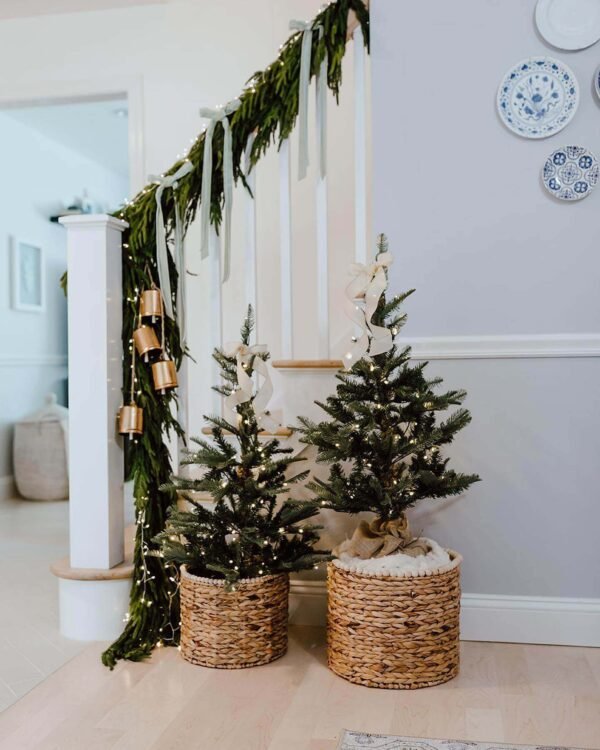 3_KingNobleFirTabletopTreewith70WarmWhiteLedLights 3' King Noble Fir Tabletop Tree with 70 Warm White LED Lights