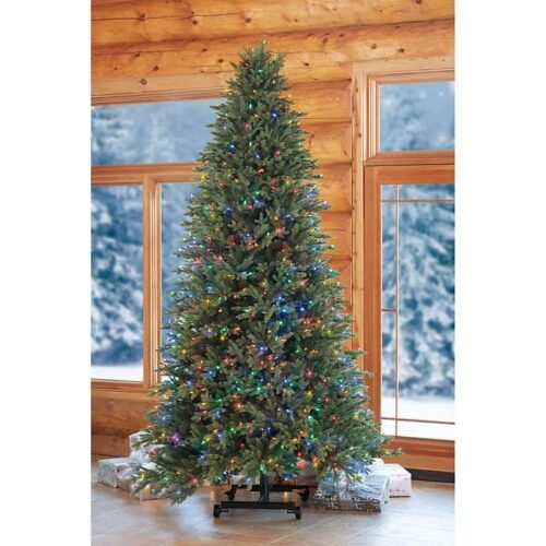 7′-9′ Adjustable Grow & Stow Pre-Lit LED Artificial Christmas Tree 7′-9′ Adjustable Grow & Stow Pre-Lit LED Artificial Christmas Tree