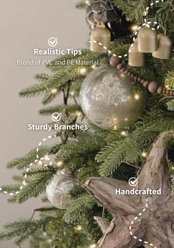AlpineTips 12' Alpine Fir Slim Artificial Christmas Tree Unlit