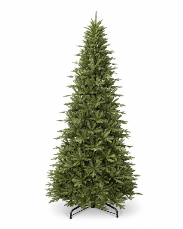 Alpine_Fir_Slim_White_Background 10' Alpine Fir Slim Artificial Christmas Tree Unlit
