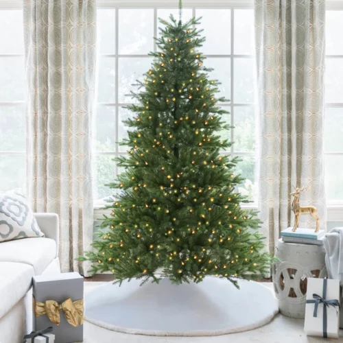 AlpinefirLED 9' Alpine Fir Artificial Christmas Tree 1100 Warm White LED Lights