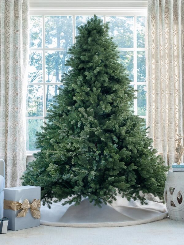 CypressSunroomVertical 7.5' Cypress Spruce Artificial Christmas Tree Unlit