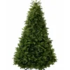 Cypress_Spruce_White_Background_Unlit 9' Cypress Spruce Artificial Christmas Tree with 2050 Warm White & Multi-Color LED Lights