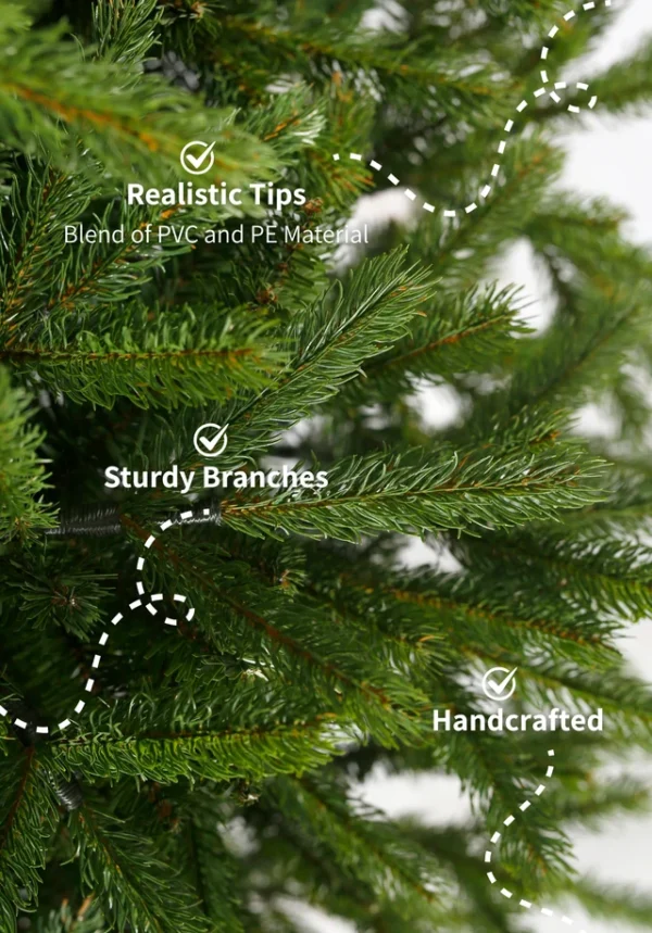 FRASERFIRTIPS 9' King Fraser Fir Artificial Christmas Tree Unlit