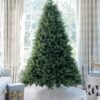 FlockedGroup-8 7.5' Royal Fir Artificial Christmas Tree Unlit