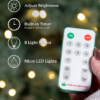 GreenRemote 7.5' Royal Fir Artificial Christmas Tree with 1000 Warm White & Multi-Color LED Lights