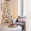 IMG_4345-2copy 9' King Flock® Artificial Christmas Tree Unlit
