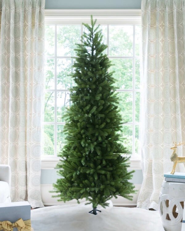 KingFraserFirUnlit 9' King Fraser Fir Slim Artificial Christmas Tree Unlit