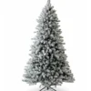King_Flock_Full_White_Background 9' King Flock® Artificial Christmas Tree Unlit