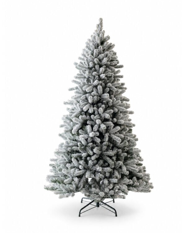 King_Flock_Full_White_Background 12' King Flock® Artificial Christmas Tree Unlit