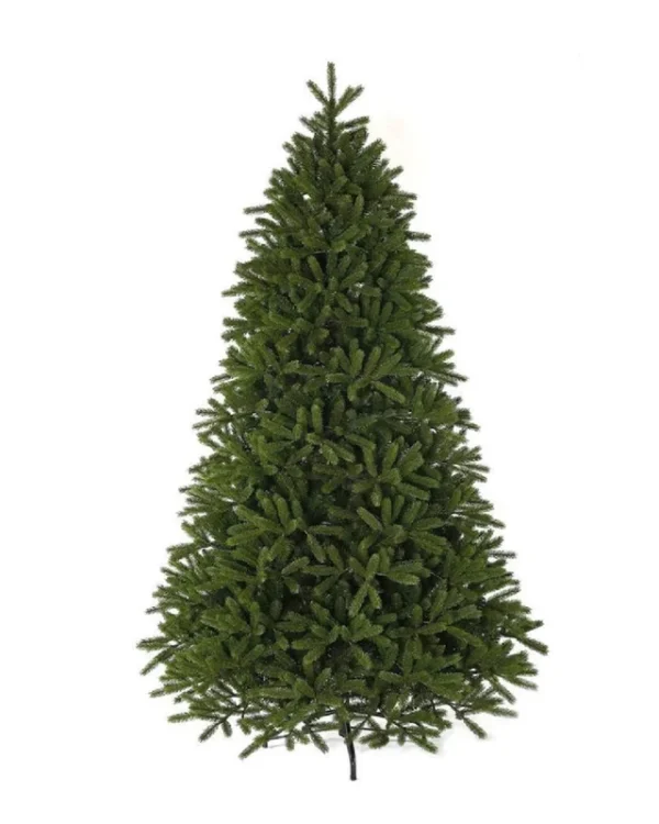 King_Fraser_Fir_Unlit_White_Background_Photo 9' King Fraser Fir Artificial Christmas Tree with 1800 Warm White & Multi-Color LED Lights