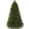 King_Fraser_Fir_Unlit_White_Background_Photo 9' King Fraser Fir Artificial Christmas Tree Unlit