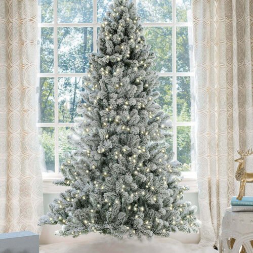 PrinceFlock_fa622227-8cc4-441c-b46e-a6f7c09044bd 7' Prince Flock® Artificial Christmas Tree with 400 Warm White LED Lights
