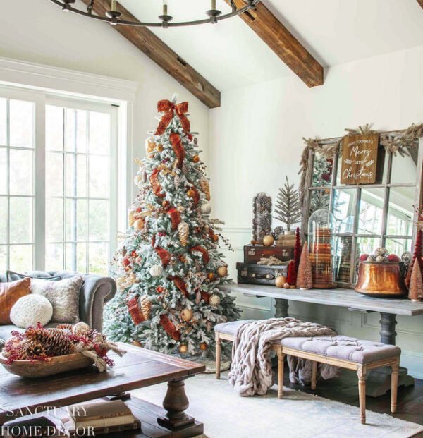 Queen-Flock-Artificial-Christmas-Tree-Unlit9 6.5' Queen Flock® Artificial Christmas Tree Unlit