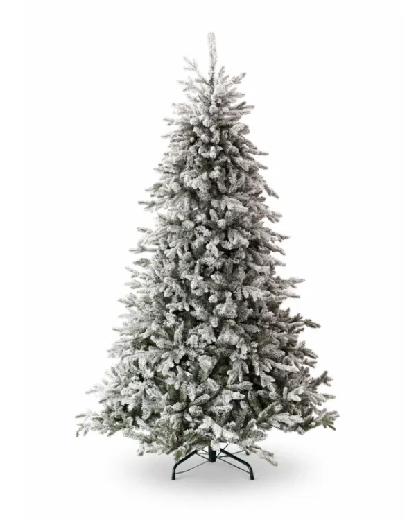 QueenFlockFullUnlitWhiteBackground 9' Queen Flock® Artificial Christmas Tree Unlit