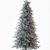 Queen_Flock_Slim_White_Background_Photo 7.5' Queen Flock® Slim Artificial Christmas Tree Unlit