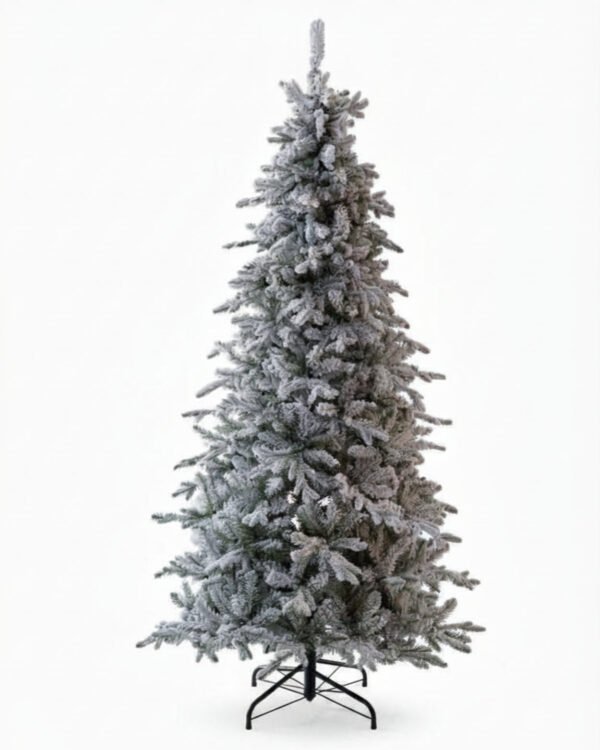 Queen_Flock_Slim_White_Background_Photo 6.5' Queen Flock® Slim Artificial Christmas Tree Unlit