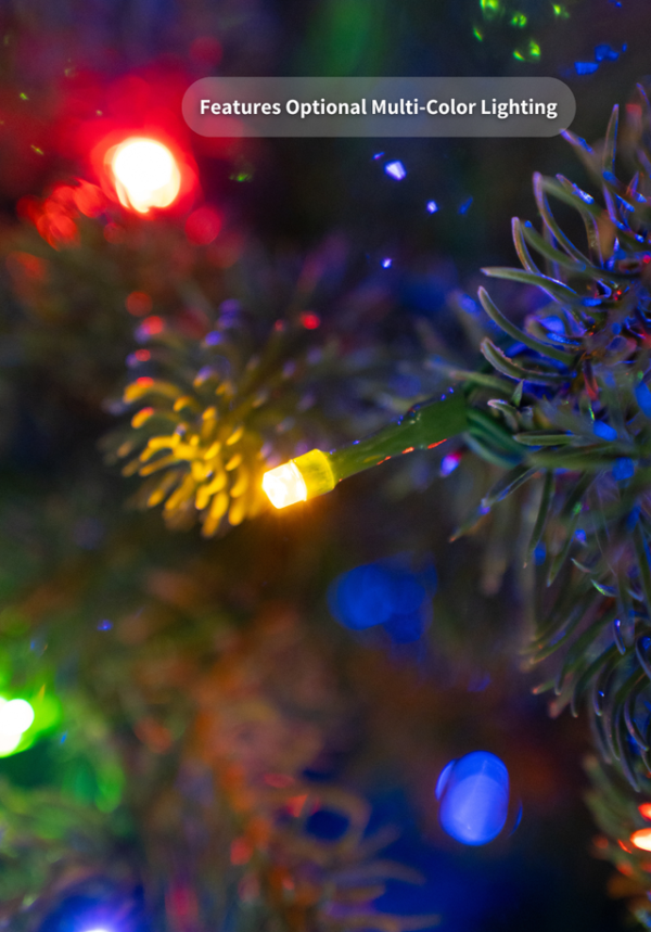 RealisticTipsBlendofPVCandPEMaterial_956260e5-3fdc-4619-b906-a48af310c8c6 12' King Fraser Fir Artificial Christmas Tree with 3000 Warm White & Multi-Color LED Lights