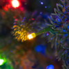 RealisticTipsBlendofPVCandPEMaterial_ae275045-79d6-46c2-bbc4-e0c660012c3b 7.5' King Douglas Fir Slim Artificial Christmas Tree with 800 Warm White & Multi-Color LED Lights