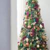 Royal_Fir_Slim 7.5' Royal Fir Slim Artificial Christmas Tree with 650 Warm White & Multi-Color LED Lights