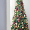 Royal_Fir_Slim 6.5' Royal Fir Slim Artificial Christmas Tree with 500 Warm White & Multi-Color LED Lights