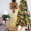 Royal_Fir_Slim_2 12' Royal Fir Slim Artificial Christmas Tree with 1900 Warm White & Multi-Color LED Lights