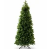 Royal_Fir_Slim_Unlit_White_Background 9' Royal Fir Slim Artificial Christmas Tree Unlit