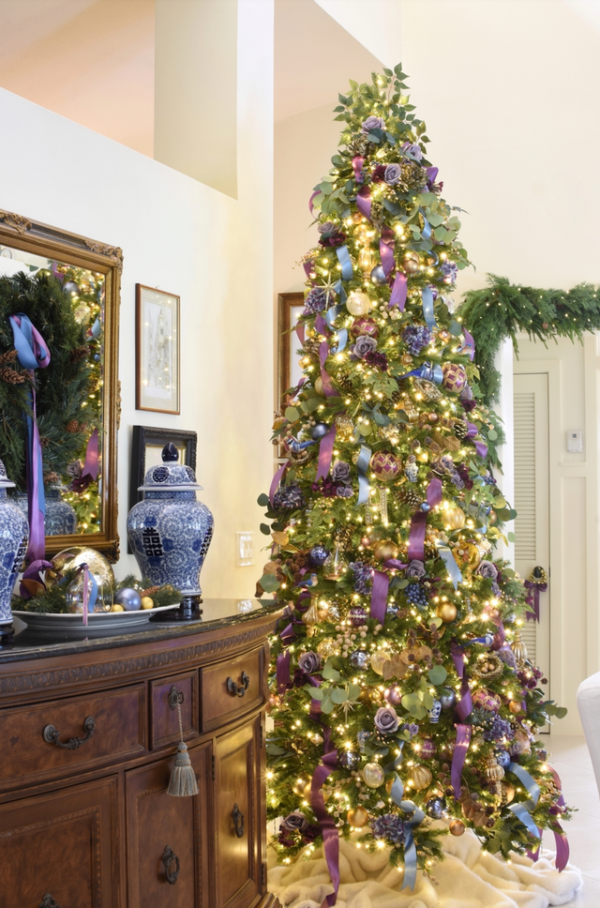 7.5' Royal Fir Slim Artificial Christmas Tree Unlit