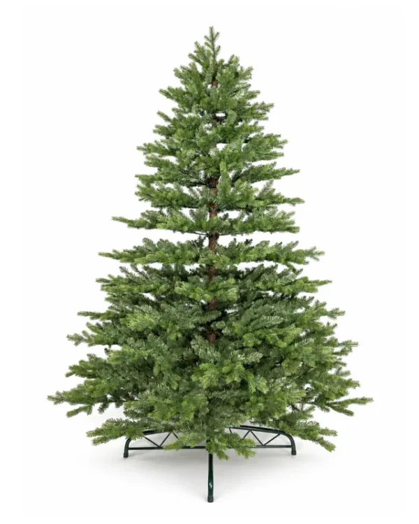 RushmoreFIrUnlitWhtieBackground 9' Rushmore Fir Artificial Christmas Tree Unlit