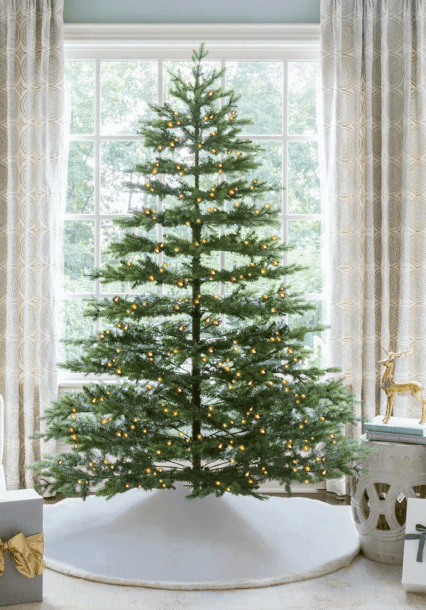 RushmoreFir 7.5' Rushmore Fir Artificial Christmas Tree 750 Warm White LED Lights