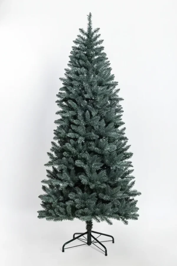 Tribeca_Slim 9' Tribeca Blue Spruce Slim Artificial Christmas Tree Unlit