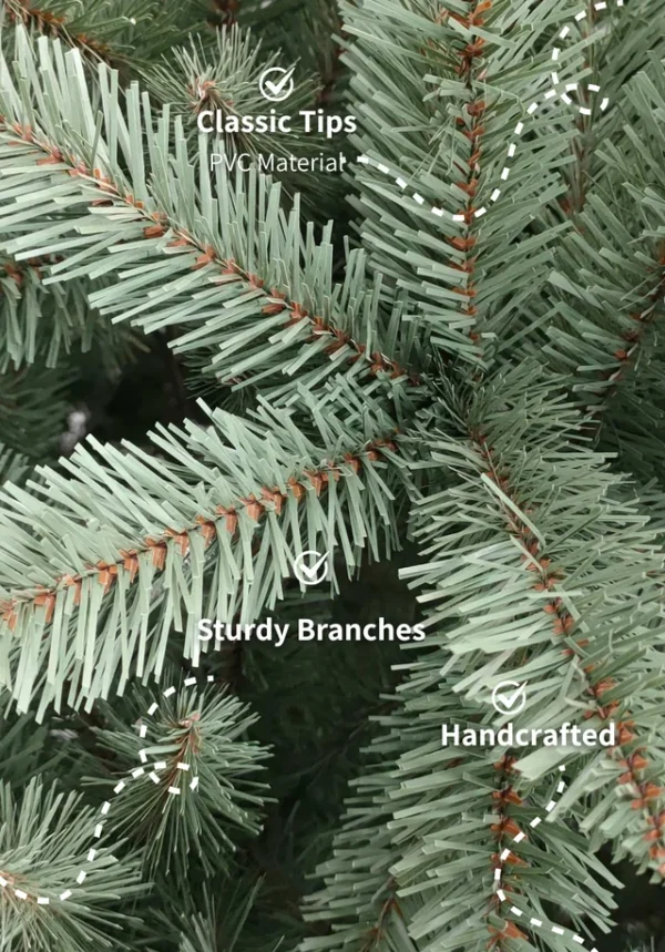 Tribeca_Tips 8' Tribeca Blue Spruce Artificial Christmas Tree Unlit