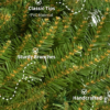 YorkshireFir 7.5' Yorkshire Fir Artificial Christmas Tree Unlit