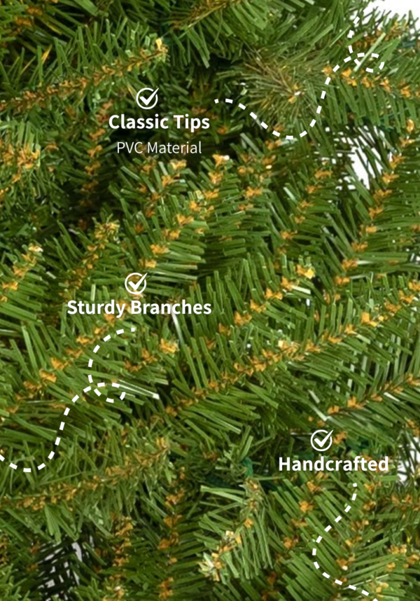 YorkshireFir 7.5' Yorkshire Fir Artificial Christmas Tree Unlit