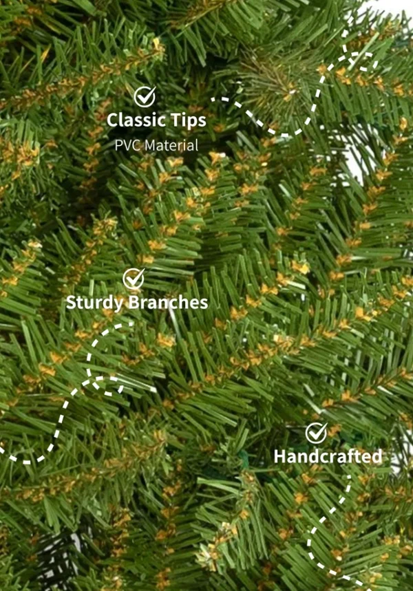 YorkshireFir 9' Yorkshire Fir Slim Artificial Christmas Tree Unlit