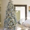 heldyham2 6.5' Queen Flock® Slim Artificial Christmas Tree Unlit