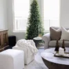 royal-fir-artificial-christmas-tree_1dbd67ec-391d-4655-9eea-608d56aaffe5 9' Royal Fir Slim Artificial Christmas Tree with 900 Warm White & Multi-Color LED Lights